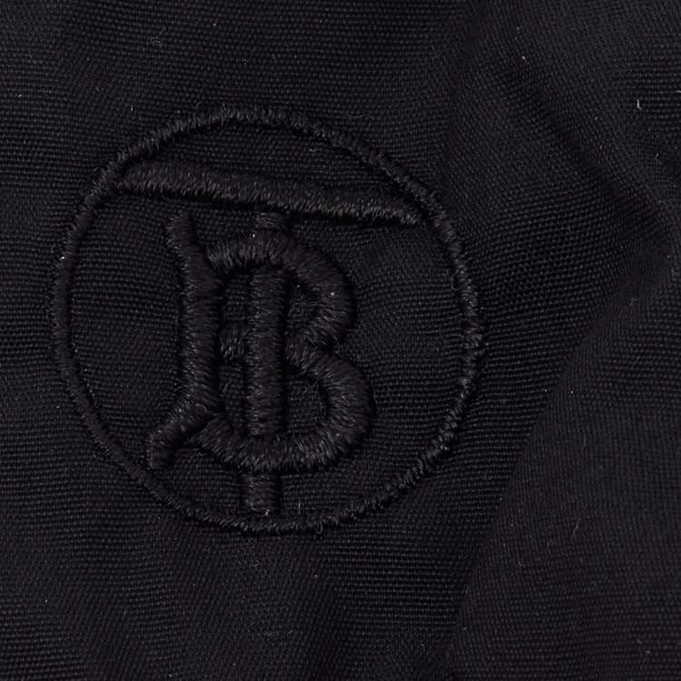 Pre Owned قناع وجه بربري قطن أسود متوسط/كبير