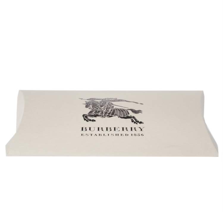 Pre Owned Burberry Multicolor Horsebit Print Silk Slim Cut Stanfield Tie