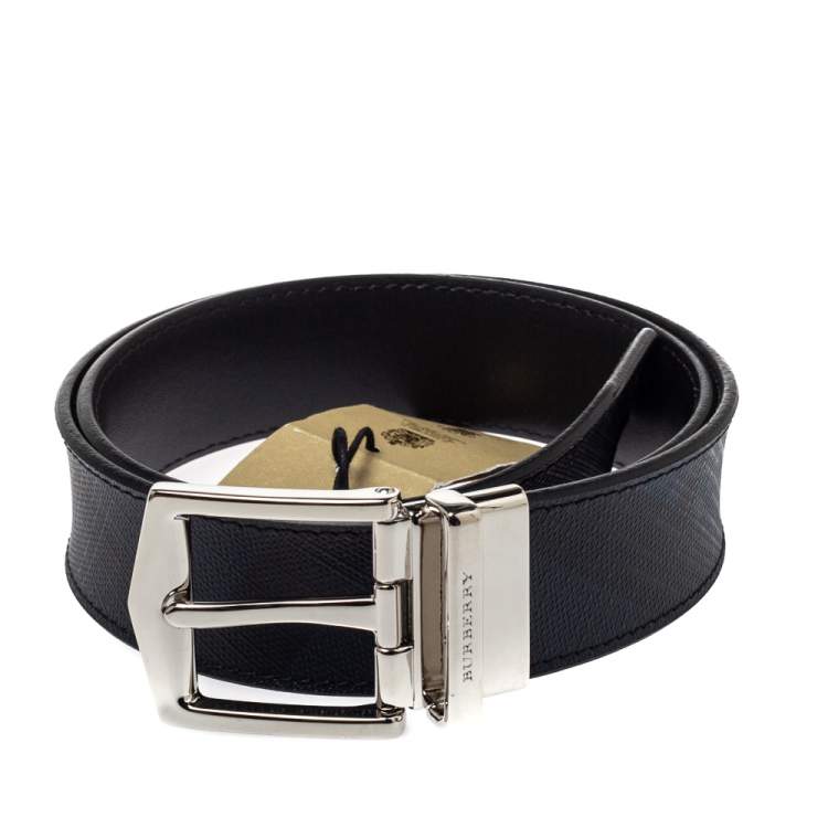 Burberry belt best sale mens grey