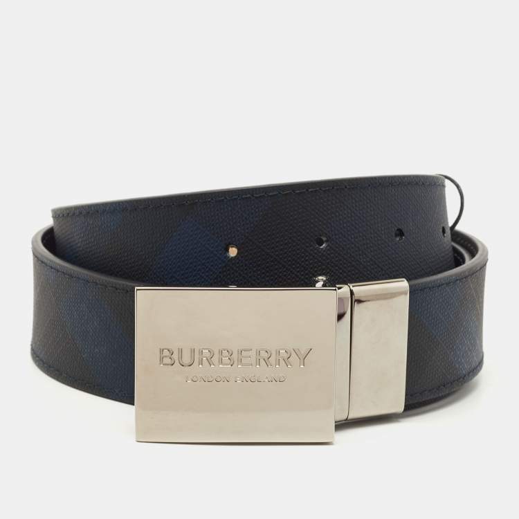 Burberry Men's Reversible Logo-Buckle Belt