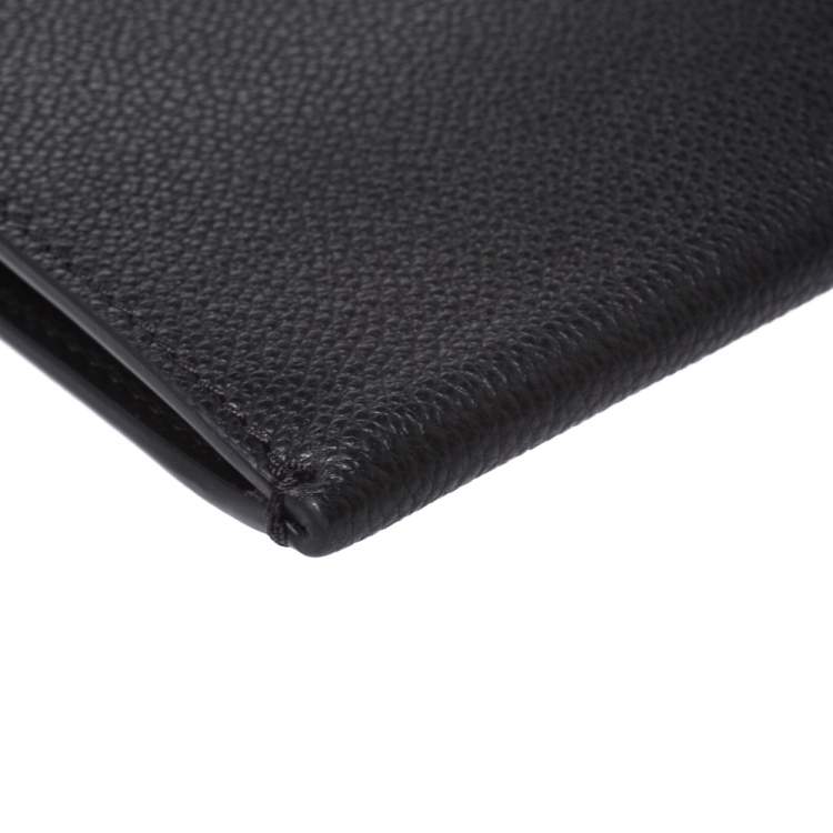 Pre Owned Burberry Black Leather Edin Zip Pouch