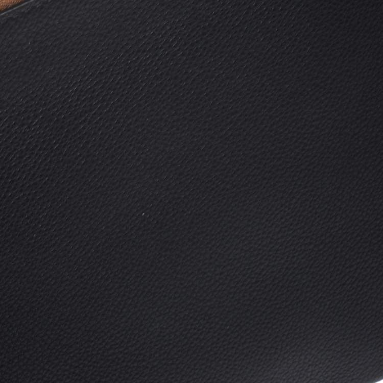 Pre Owned Burberry Black Leather Edin Zip Pouch