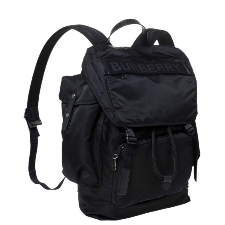 مملوكة مسبقًا Burberry Black Nylon Ranger Backpack