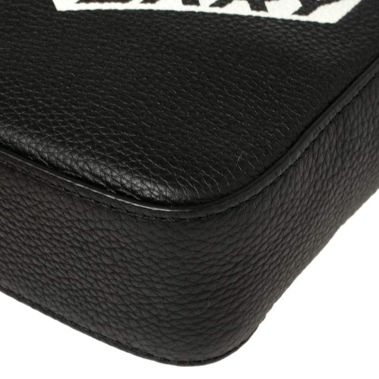 Pre Owned Burberry Black Leather Thornton Crossbody Bag