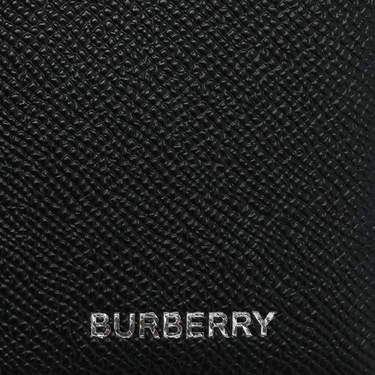 Pre Owned Burberry Black Leather Card Holder