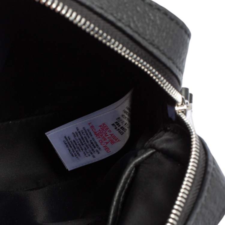 Pre Owned Burberry Black Leather Thornton Crossbody Bag
