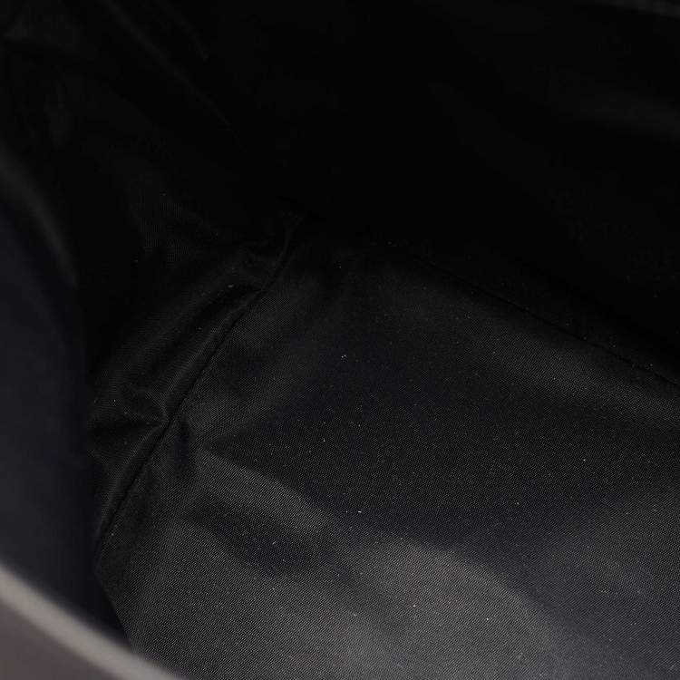 Pre Owned Burberry Grey/Black Horseferry Print Coated Canvas Messenger Bag