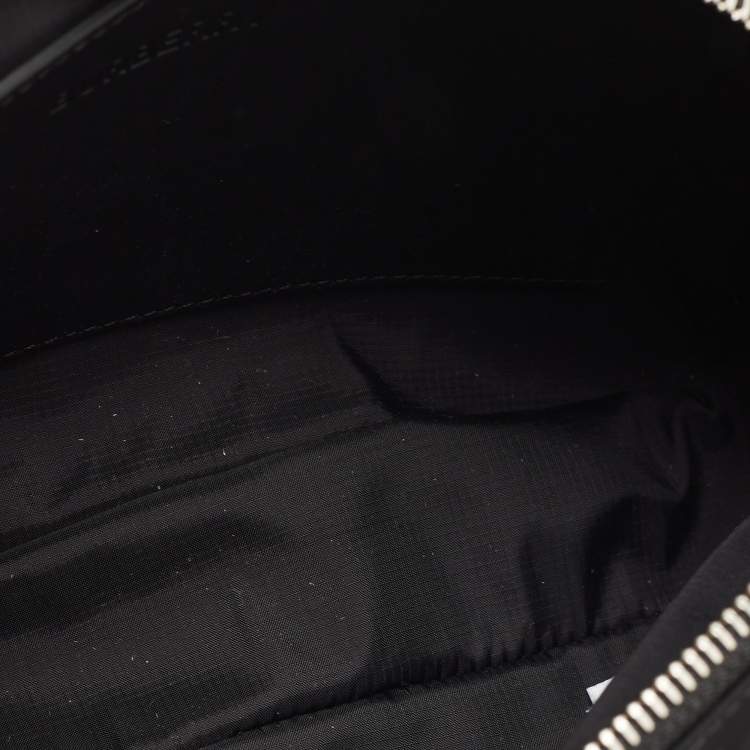 Pre Owned Burberry Black Nylon and Leather West Belt Bag 