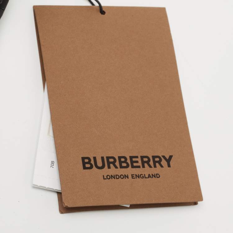 Pre Owned Burberry Black Nylon and Leather West Belt Bag 