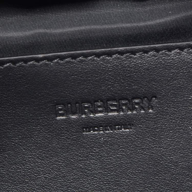 Pre Owned Burberry Black Quilted Fabric Medium Sonny Bum Bag