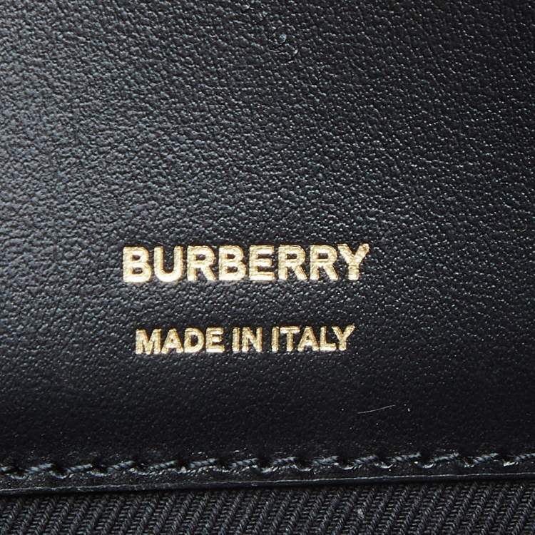 Pre Owned Burberry Multicolor TB-Print Coated Canvas Pouch