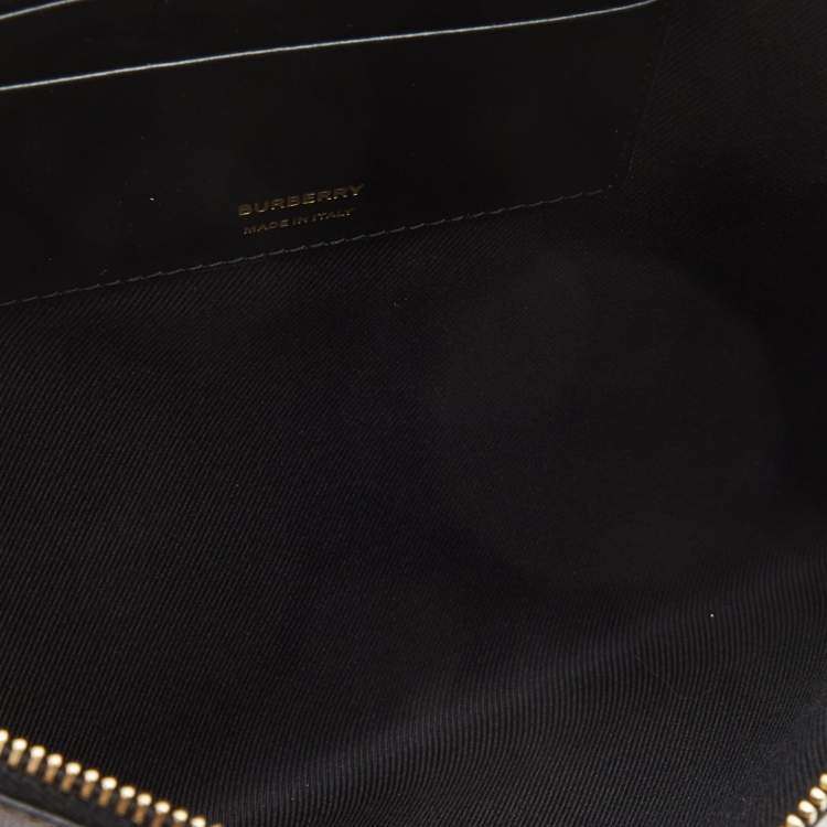 Pre Owned Burberry Multicolor TB-Print Coated Canvas Pouch