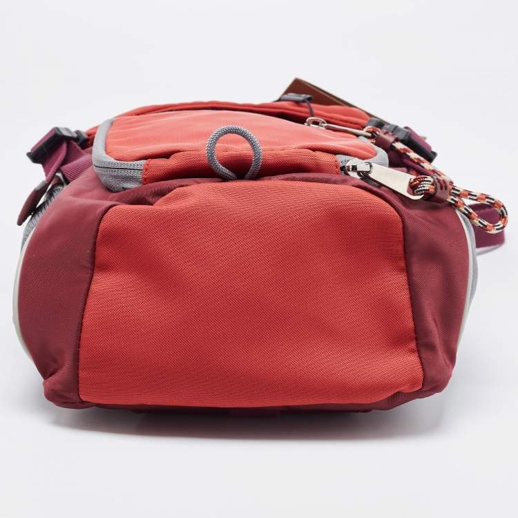 Pre Owned Burberry Multicolor Nylon Leo Sling Bag