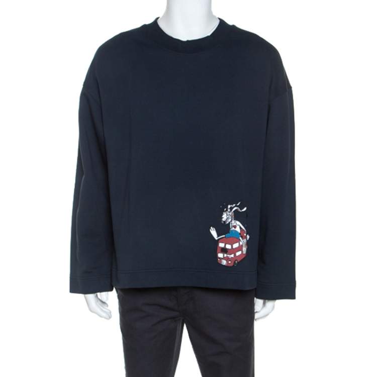 burberry navy sweatshirt