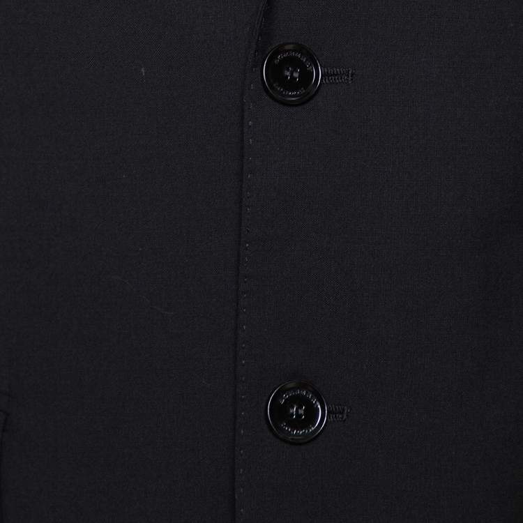 Pre Owned Burberry London Black Wool Blazer M
