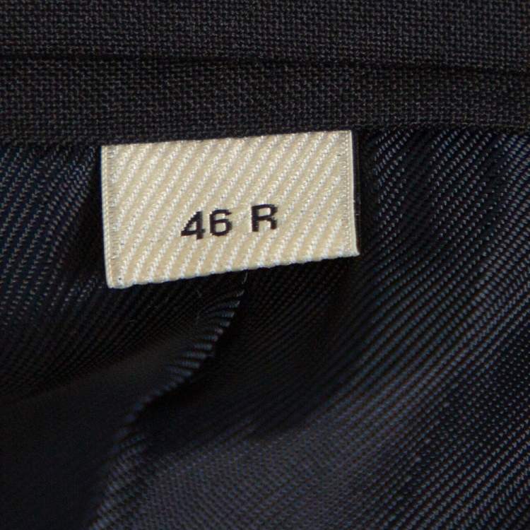 Pre Owned Burberry Black Wool Millbank Tailored Jacket S 
