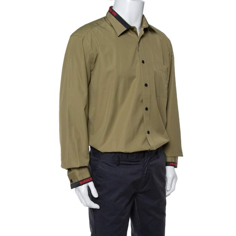 Burberry shop shirt khaki