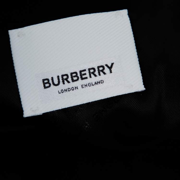 Pre Owned Burberry Navy Blue Wool & Linen Classic Tailored Blazer XL