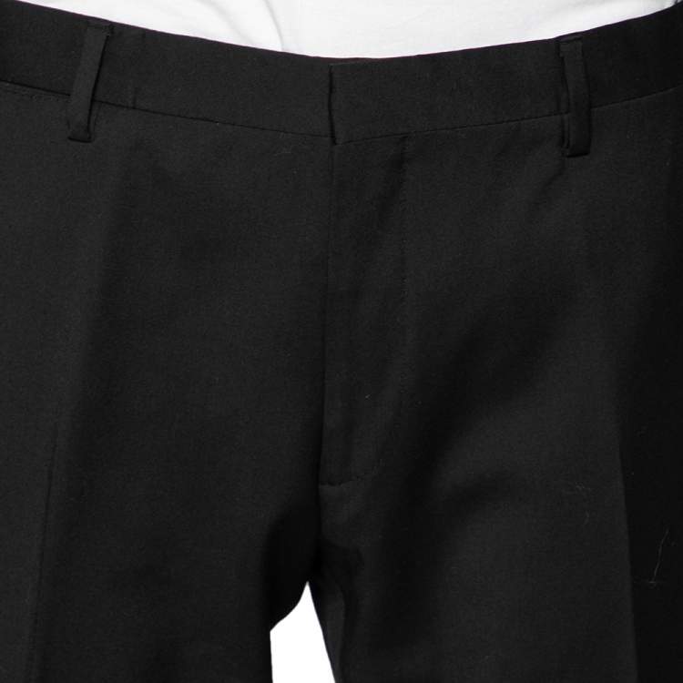 مملوكة مسبقًا Burberry Black Wool Pants XL