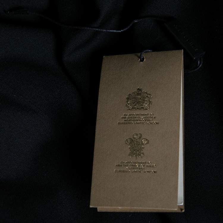 مملوكة مسبقًا Burberry Black Wool Pants XL