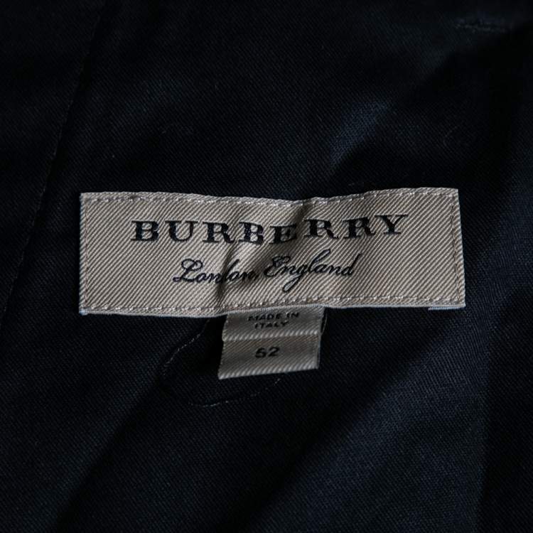 مملوكة مسبقًا Burberry Black Wool Pants XL