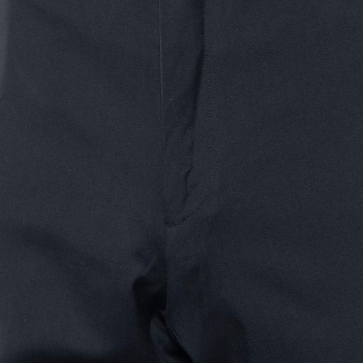 Pre Owned Burberry Black Wool Milbanl Trousers XXXL