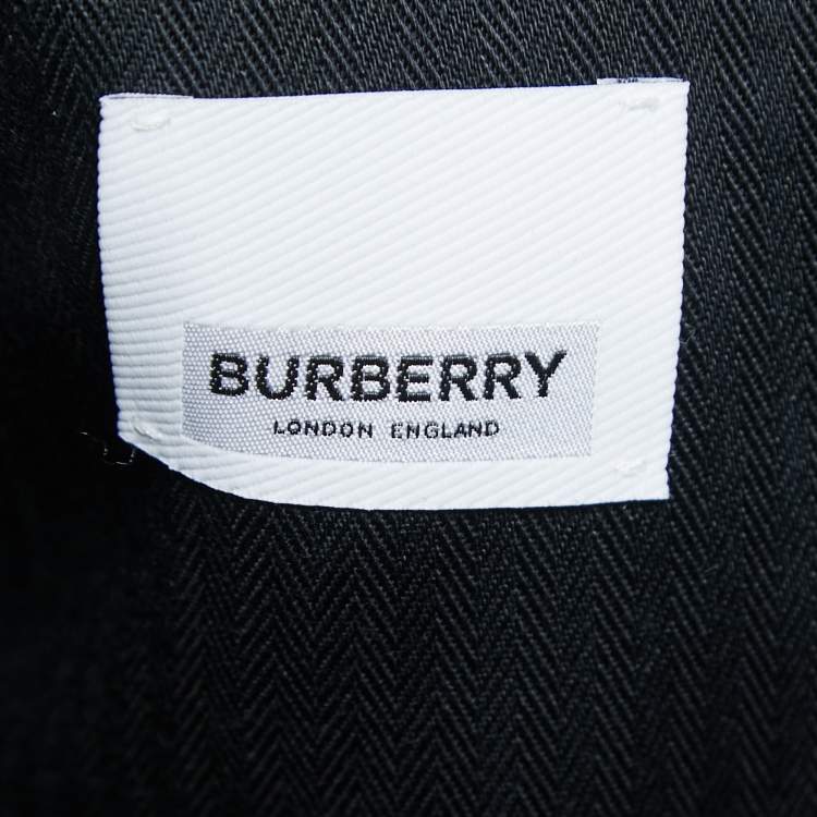 Pre Owned Burberry Black Cotton Stripe Detail Dan Shorts M