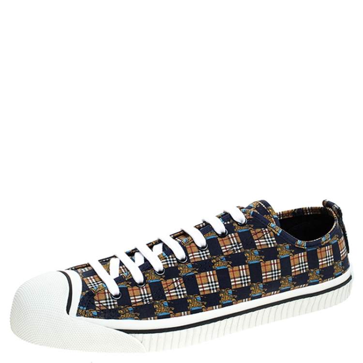 burberry canvas sneakers