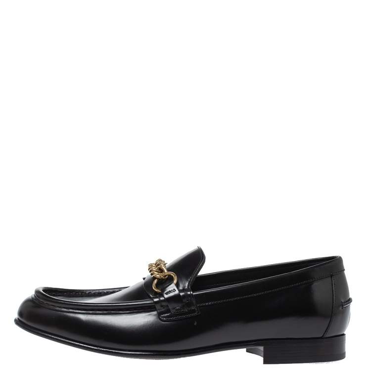 Burberry Derby Leather Loafer, 44 / Black