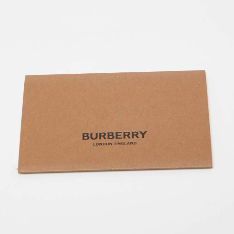 Pre Owned Burberry Black Perforated Leather Furley Flat Slides Size 40