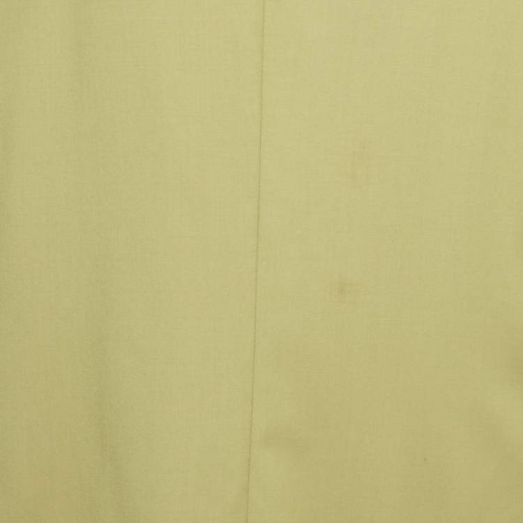 Pre Owned Burberry Prorsum Green Wool Single Breasted Blazer 3XL