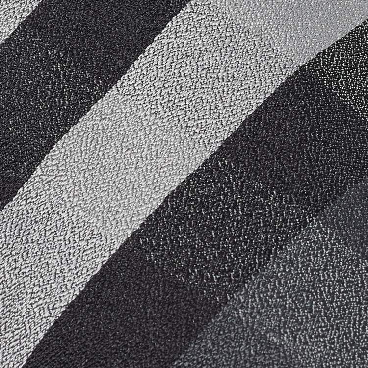Pre Owned Burberry Grey Nova Check Silk Tie