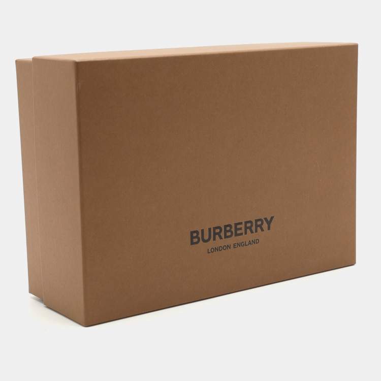 Pre Owned Burberry Grey Smoked Check Canvas Baseball Cap