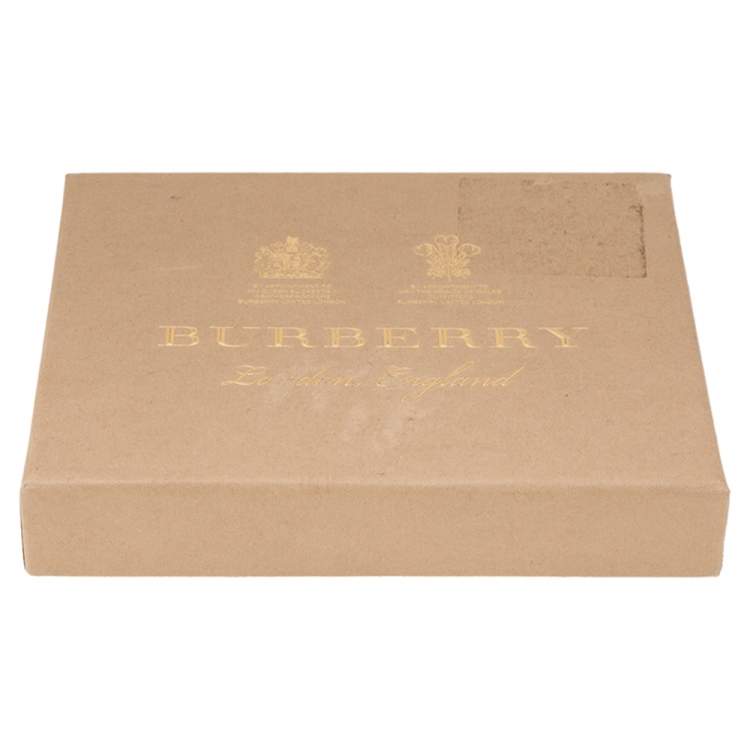 Pre Owned Burberry Archive Beige Icon Stripe Key Ring