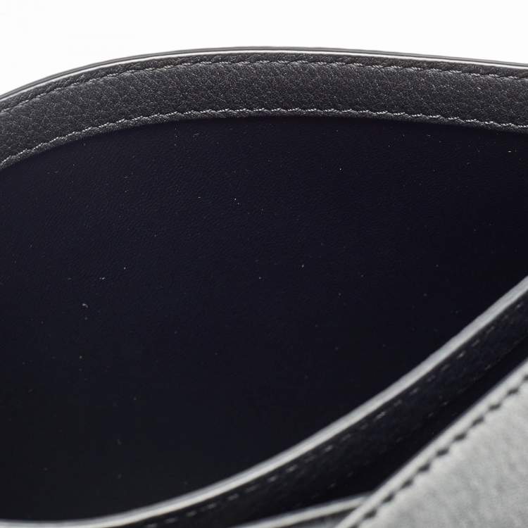 Pre Owned Burberry Black Leather Small Olympia Messenger Bag