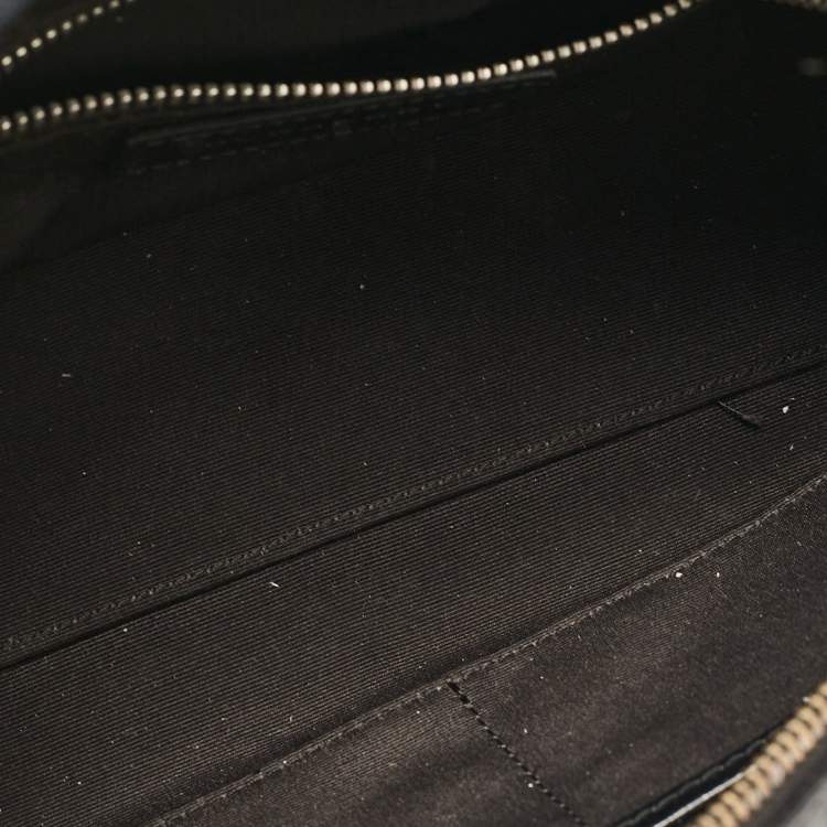 Pre Owned Burberry Navy Blue Nova Check PVC Travel Pouch