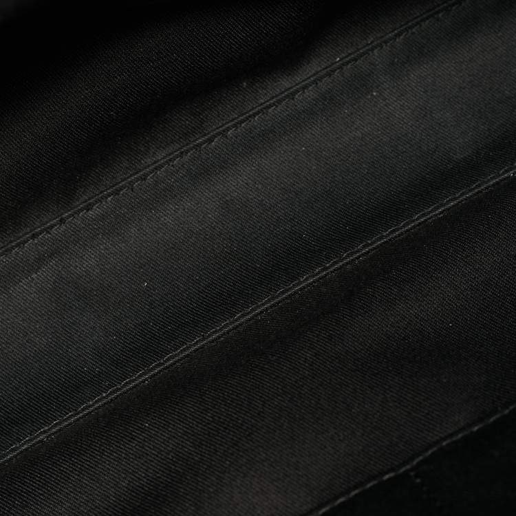 Pre Owned Burberry Brown/Black Smoked Check Coated Canvas and Leather The Barrow Briefcase