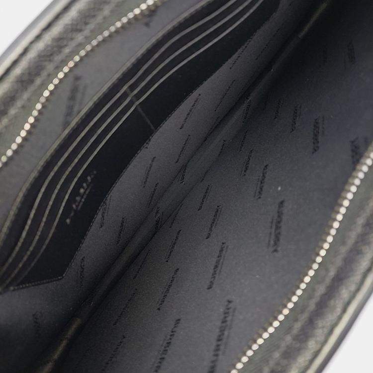 Pre Owned Burberry Black Leather Clutch