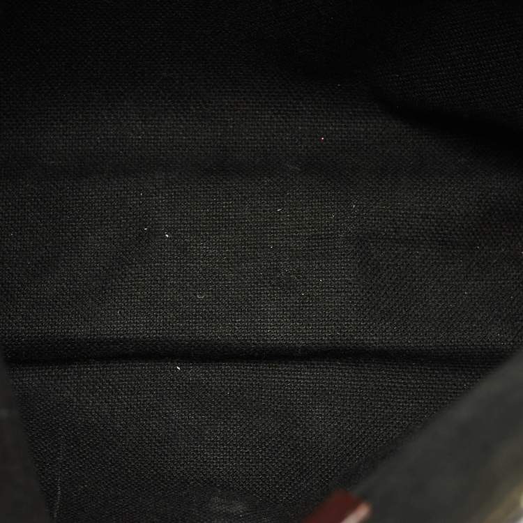 مملوكة مسبقًا Burberry Brown/Beige Haymarket Coated Canvas Flap Messenger Bag