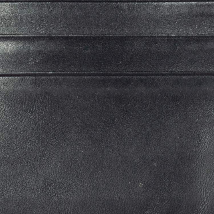 مملوكة مسبقًا Burberry Dark Brown/Black Haymarket Check Coated Canvas Bifold Wallet