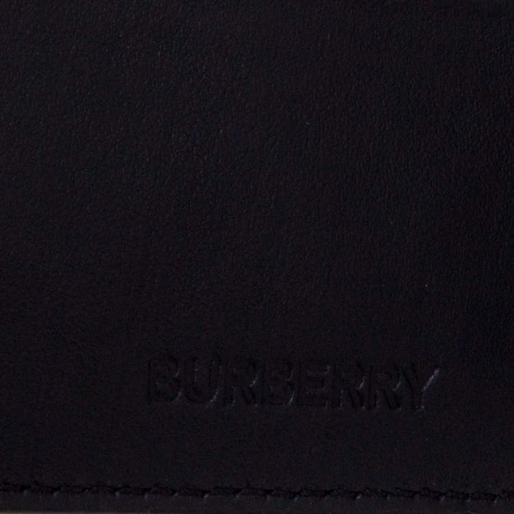 Pre Owned Burberry Beige House Check Coated Canvas Bifold Wallet