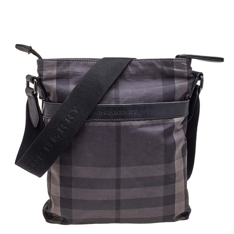 burberry nylon messenger bag