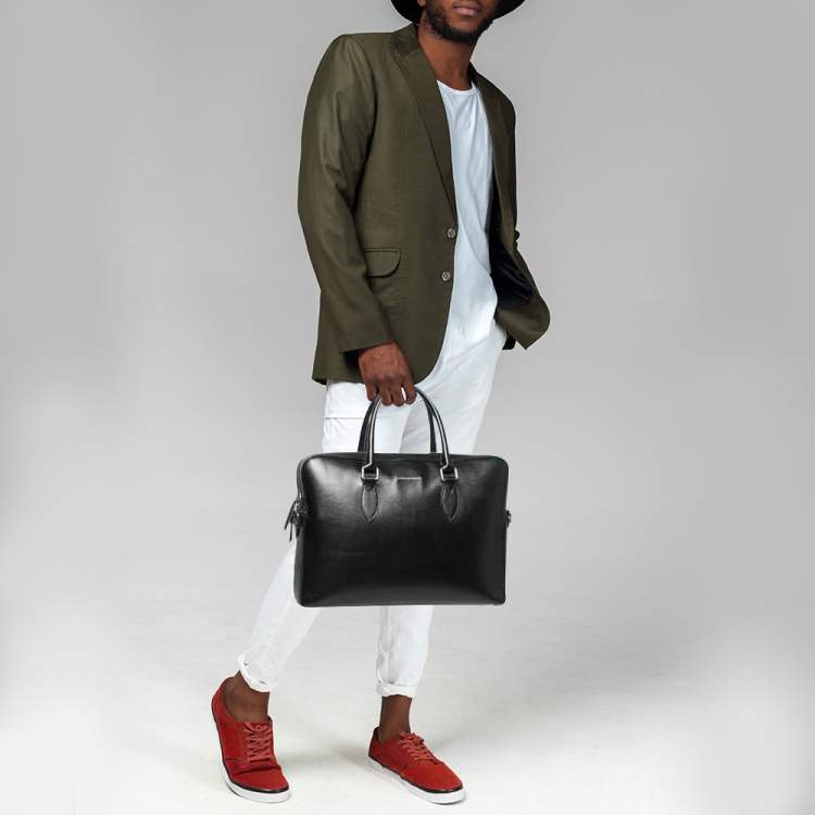 Briefcases Mens Laptop Case Luxury Designer Handbag Portfolio