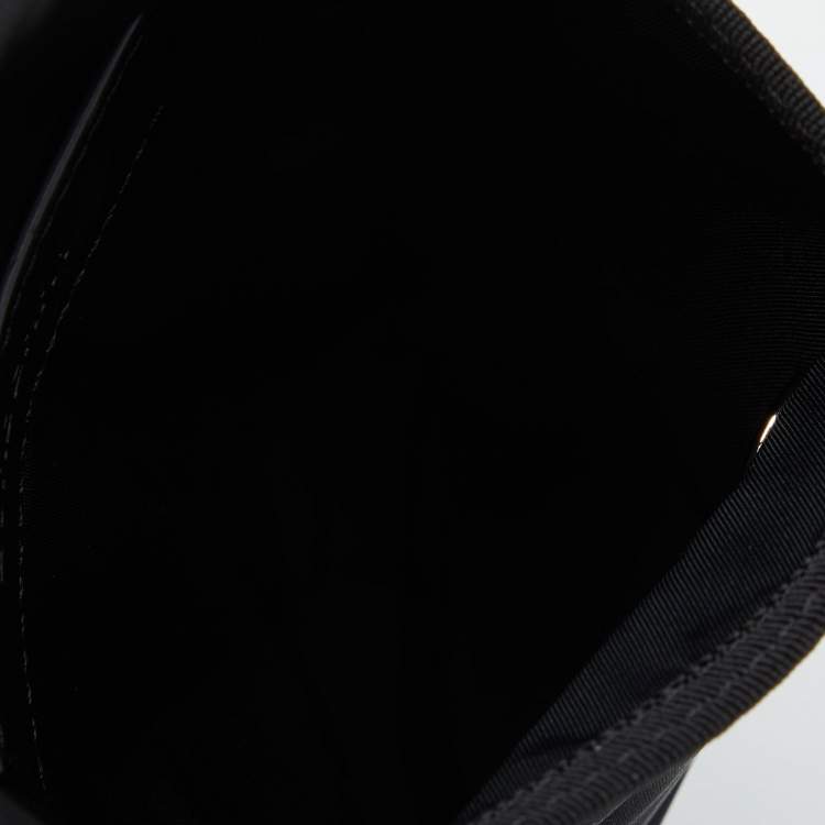 Pre Owned Burberry Black Nylon Logo Pouch