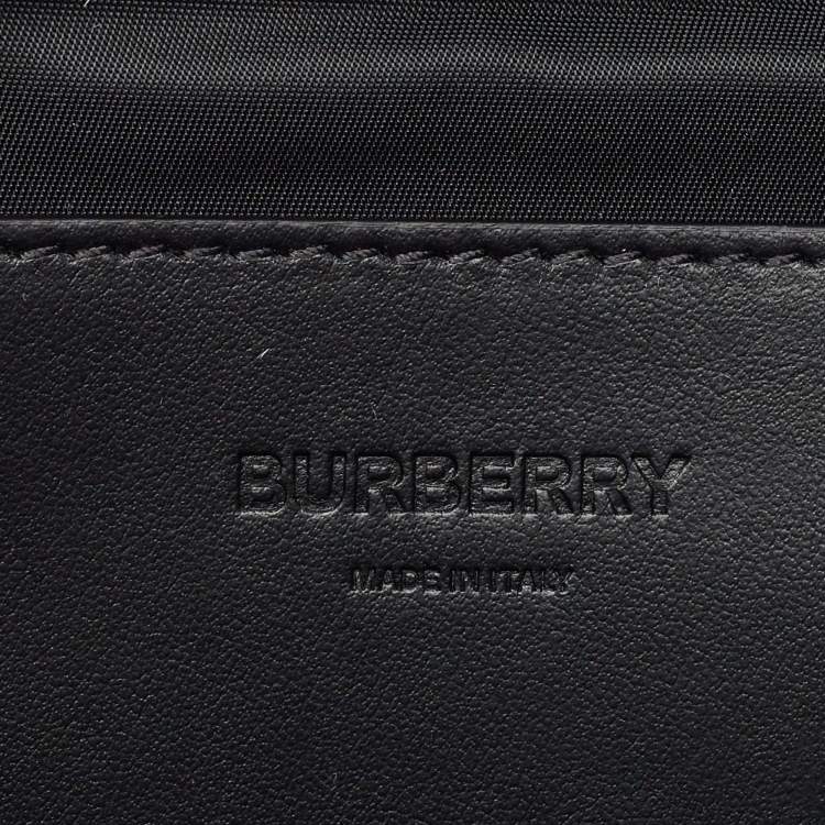 Pre Owned Burberry Black Quilted Nylon Sonny Belt Bag