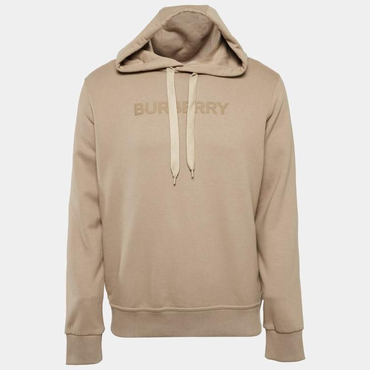 【送料関税込】Burberry Ansdell Logo Hoodie Black Ansdell Logo-Print Cotton-Jersey Hoodie | BURBERRY