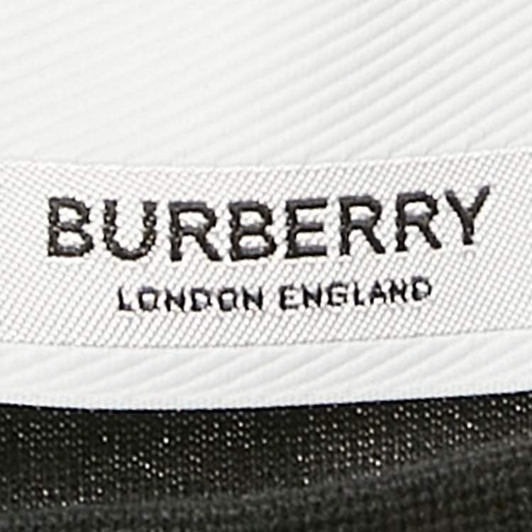 Pre Owned Burberry Black TB Print Jersey Crewneck T-Shirt L