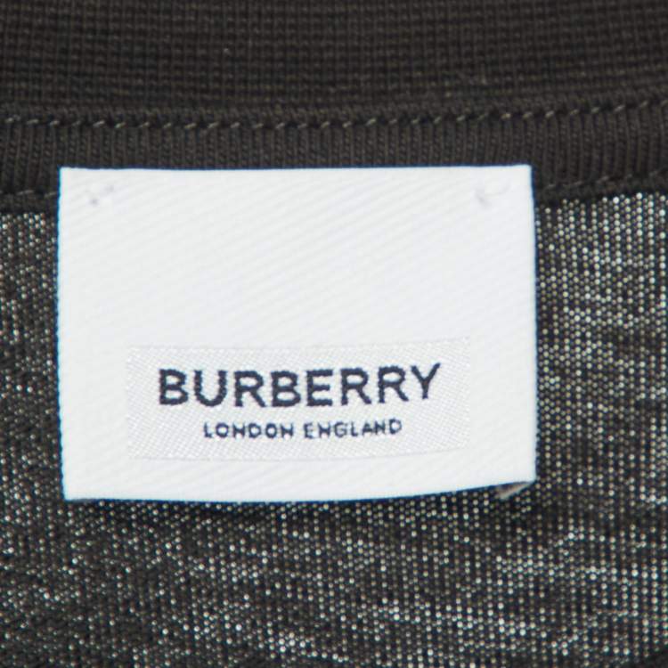 Pre Owned Burberry Black Raynerton Cotton Crew Neck T-Shirt XS