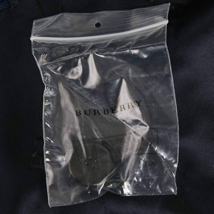 Pre Owned Burberry Navy Blue Wool Single Breasted Regular Suit S     