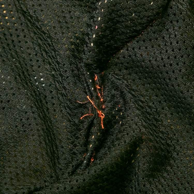 Pre Owned Burberry Brown House Checks Synthetic Zip-Up Jacket M